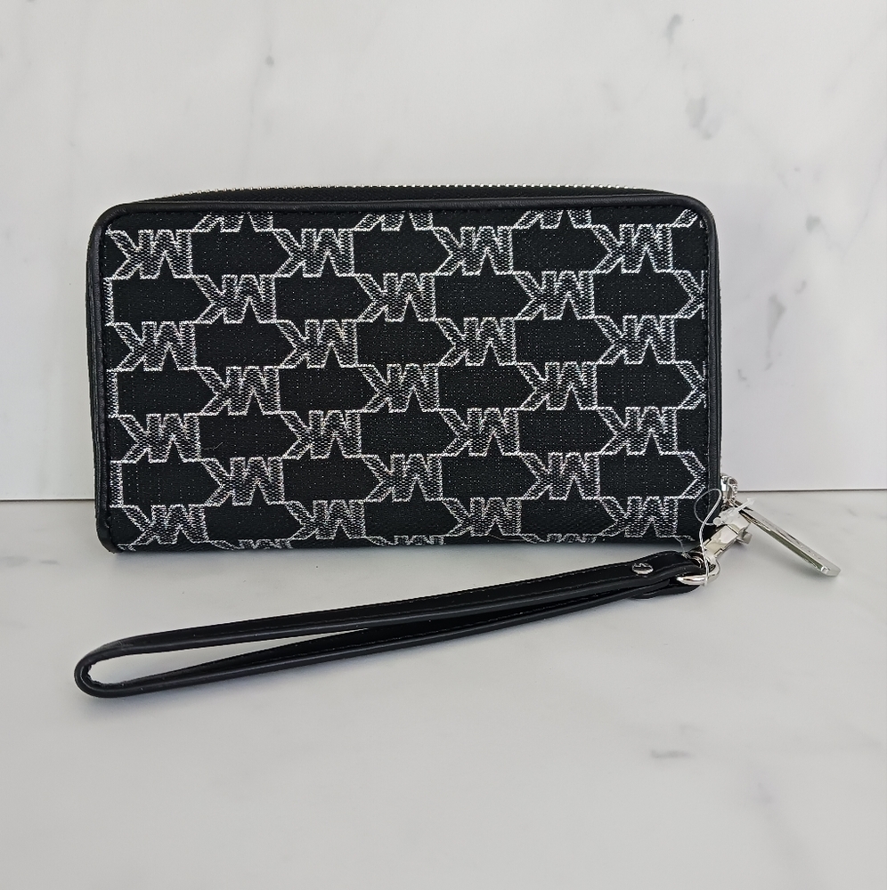 Michael Kors Jet Set Travel Large Flat Wallet, Wristlet & Phone Case - Picture 2 of 6